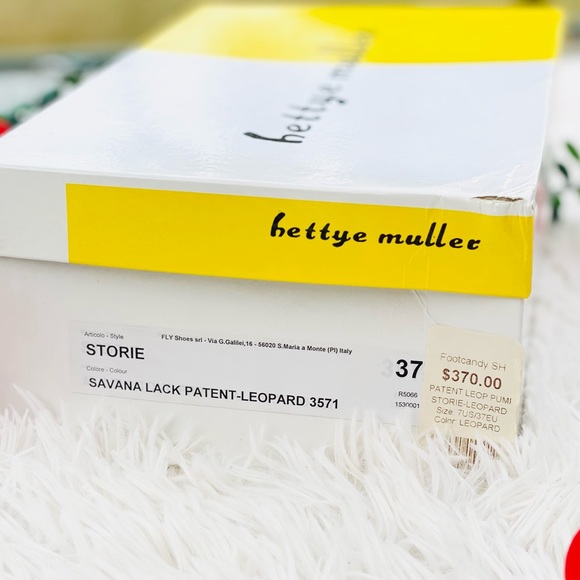 Bettye Muller Storie Leopard Patent Low Pumps - Picture 11 of 11